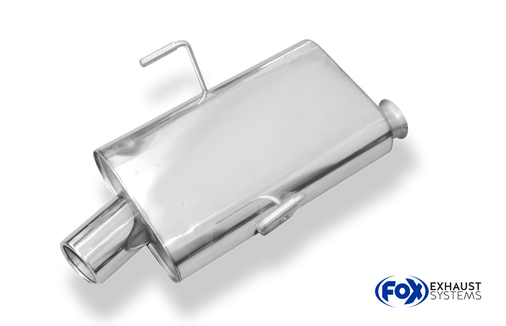 Fox passend für Peugeot 406 Coupe Endschalldämpfer - 1x90 Typ 12
