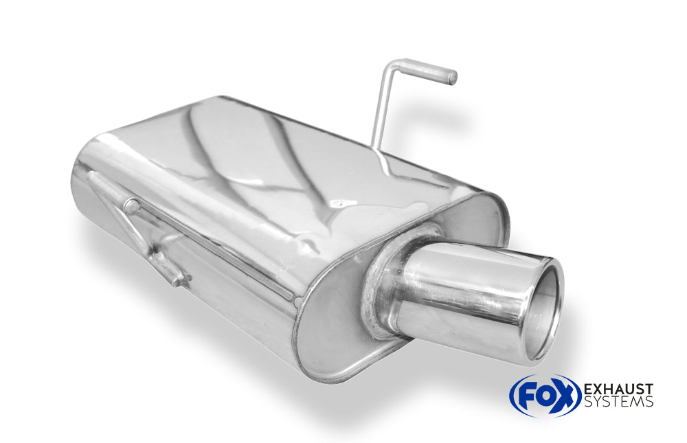 Fox passend fürPeugeot 406 Coupe Endschalldämpfer - 1x90 Typ 12
