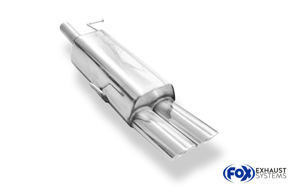 Fox passend für Peugeot RCZ Endschalldämpfer einseitig - 2x106x71 Typ 32
