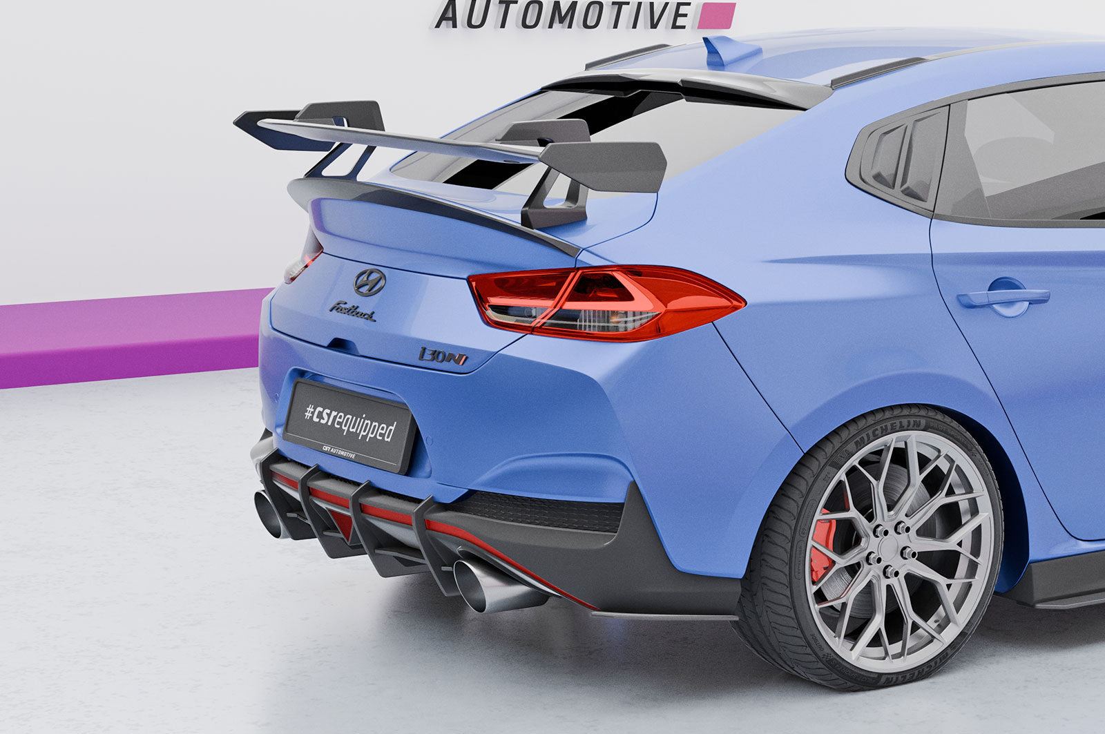 CSR Racing Diffusor | Heckansatz für Hyundai I30 N (PD) Fastback HA328