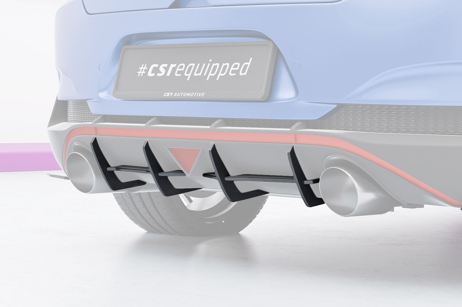 CSR Racing Diffusor | Heckansatz für Hyundai I30 N (PD) Fastback HA329