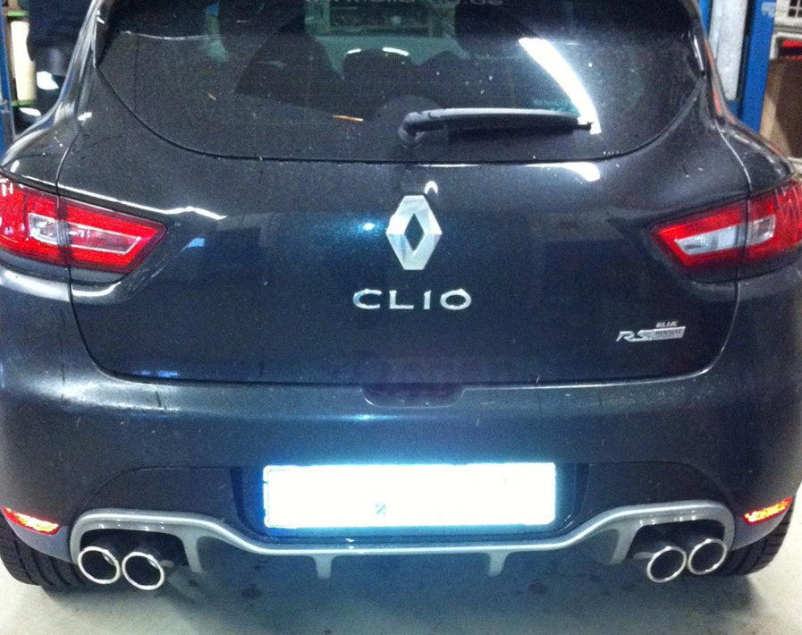 Fox passend für Renault Clio IV RS Endschalldämpfer quer Ausgang rechts/links - 2x80 rechts/links Typ 16 rechts/links