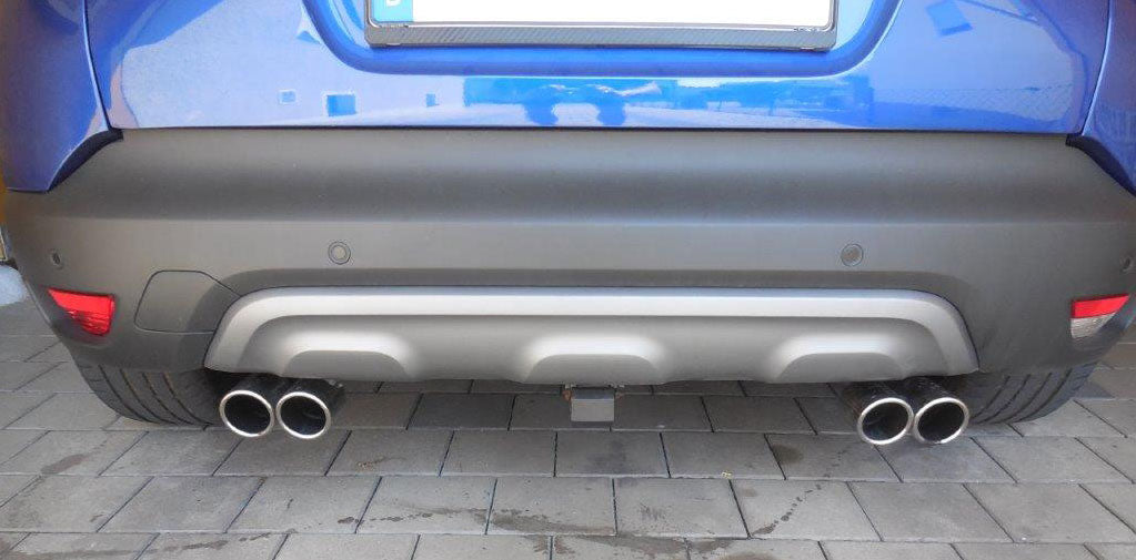 Fox passend fürRenault Captur Endschalldämpfer Ausgang rechts/links - 2x76 Typ 16 rechts/links