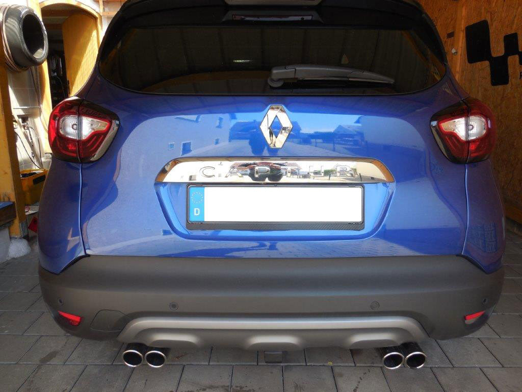 Fox passend fürRenault Captur Endschalldämpfer Ausgang rechts/links - 2x76 Typ 16 rechts/links