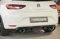 Fox passend für Rieger Heckeinsatz - Seat Leon 5F Vorfacelift Seat Leon FR (5F): 10.12-12.16 (bis Facelift) | 3-tür. (SC), 5-tür.