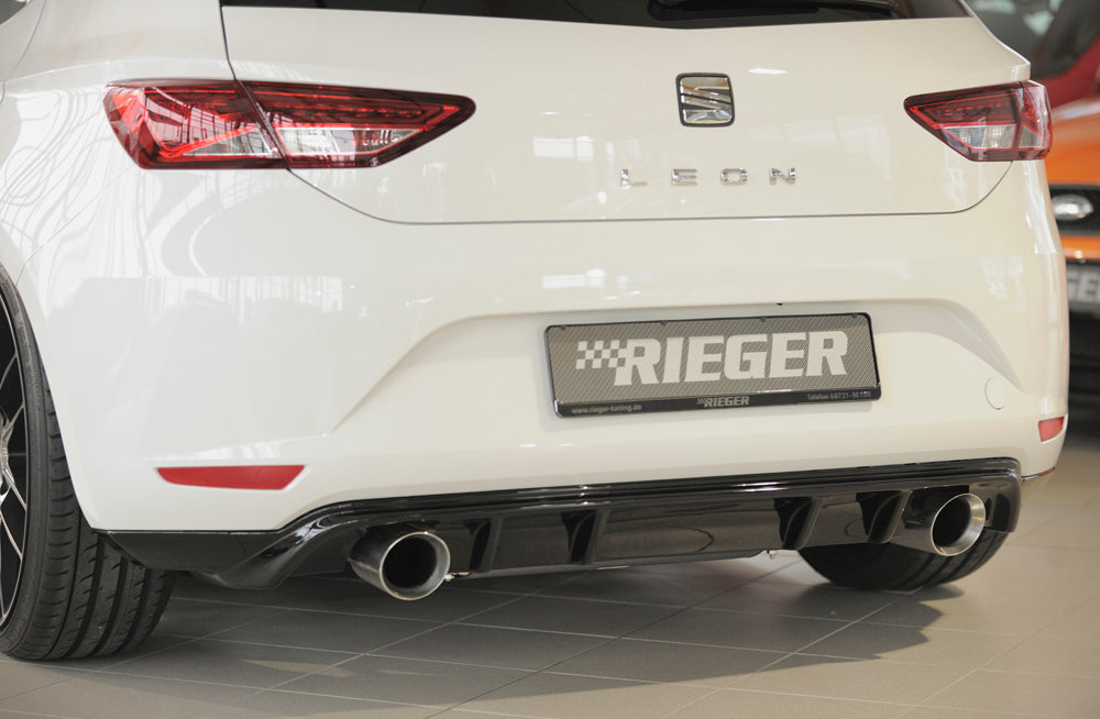 Fox passend für Rieger Heckeinsatz - Seat Leon 5F Vorfacelift Seat Leon FR (5F): 10.12-12.16 (bis Facelift) | 3-tür. (SC), 5-tür.