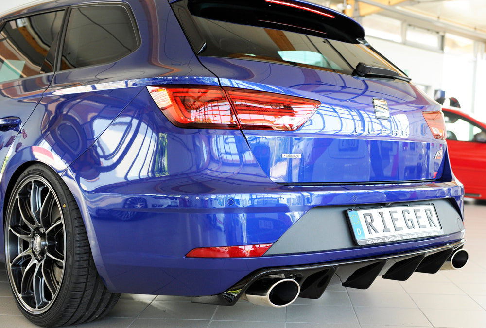 Fox passend fürRieger Heckeinsatz - Seat Leon Cupra Seat Leon Cupra (5F): 5-tür. (ST/Kombi)