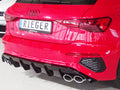 Fox passend für Rieger Heckeinsatz Audi A3 GY Sportback ABS Glänzend