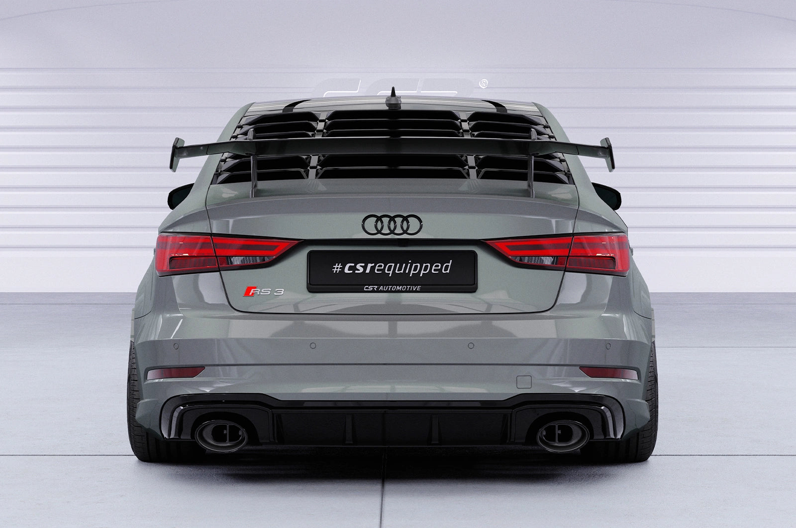 CSR Schwanenhals Heckflügel für Audi A3 / S3  / RS3 (8V) Limousine SHF005-D02-F