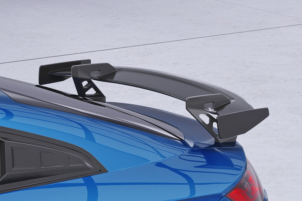 CSR Schwanenhals Heckflügel mit ABE als Ersatzteil für Audi TT (FV/8S) Coupe SHF004-D01-F001-F-L | Unlackiert roh (Lackierung erforderlich)