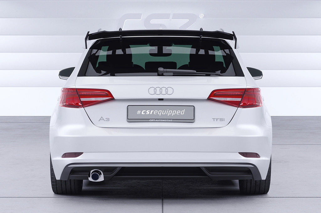 CSR Schwanenhals Heckflügel mit ABE für Audi A3 8VA Sportback