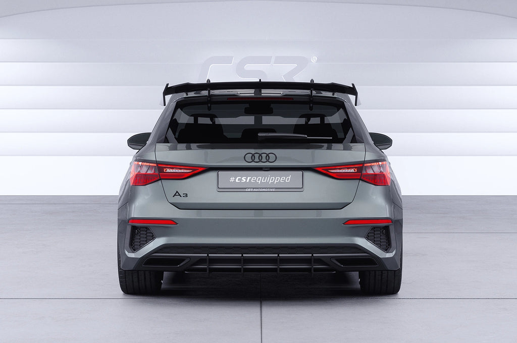 CSR Schwanenhals Heckflügel mit ABE für Audi A3 / S3 / RS3 8YA Sportback