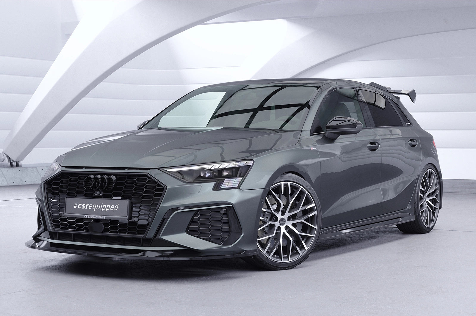 CSR Schwanenhals Heckflügel mit ABE für Audi A3 / S3 / RS3 8YA Sportback