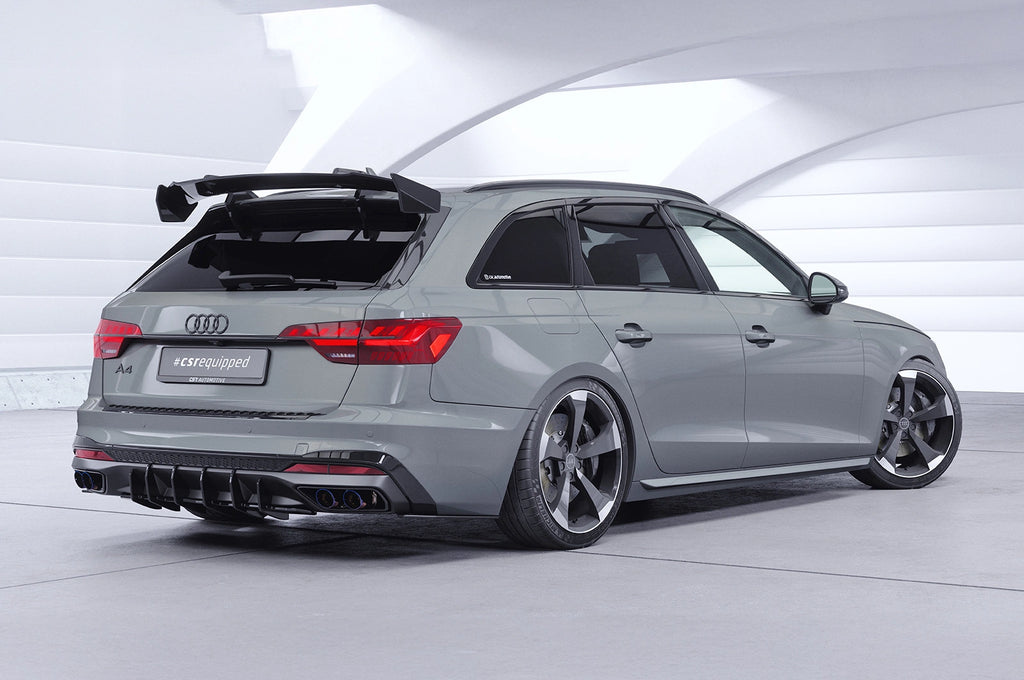CSR Schwanenhals Heckflügel mit ABE für Audi A4 / S4 B9 (Typ 8W) Avant