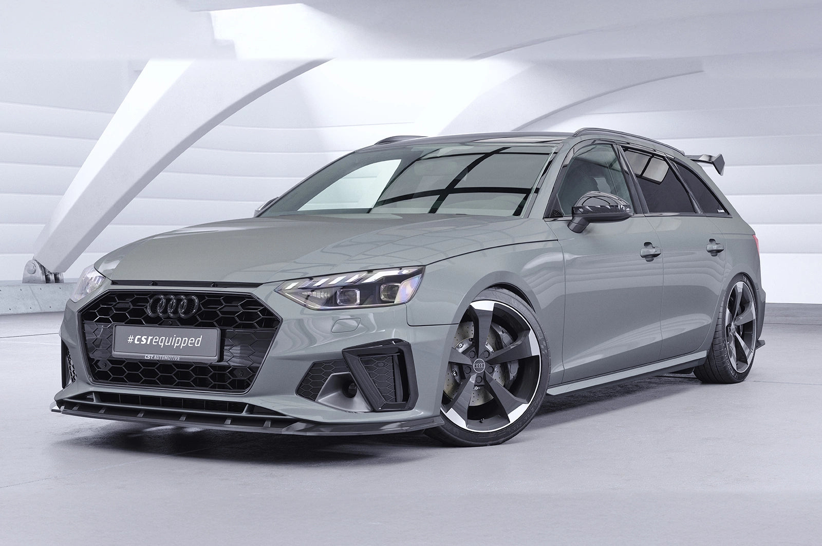 CSR Schwanenhals Heckflügel mit ABE für Audi A4 / S4 B9 (Typ 8W) Avant