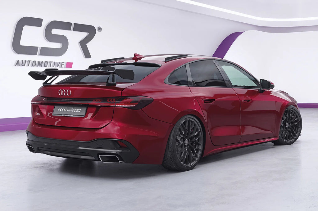 CSR Schwanenhals Heckflügel mit ABE für Audi A5 / S5 B10 (Typ FU) Limousine Design 1 SHF092