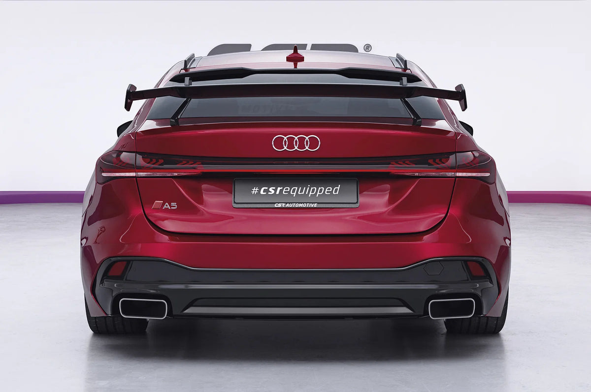 CSR Schwanenhals Heckflügel mit ABE für Audi A5 / S5 B10 (Typ FU) Limousine Design 1 SHF092