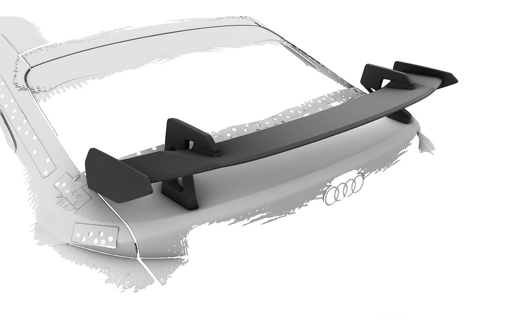 CSR Schwanenhals Heckflügel mit ABE für Audi A5 / S5 B10 (Typ FU) Limousine SHF092-D01-F002-F-L Design 1