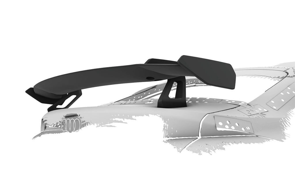 CSR Schwanenhals Heckflügel mit ABE für Audi A5 / S5 B10 (Typ FU) Limousine SHF092-D01-F002-F-L Design 1