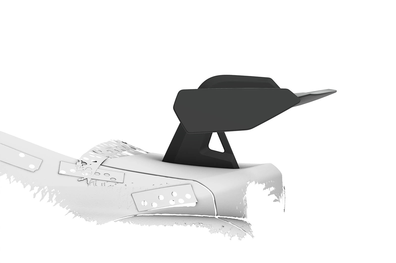 CSR Schwanenhals Heckflügel mit ABE für Audi A5 / S5 B10 (Typ FU) Limousine SHF092-D02-F002-F-L Design 2