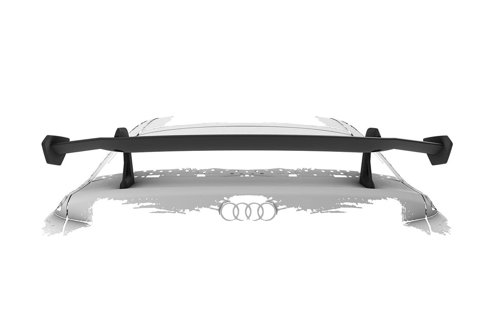 CSR Schwanenhals Heckflügel mit ABE für Audi A5 / S5 B10 (Typ FU) Limousine SHF092-D02-F002-F-L Design 2