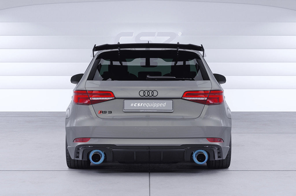 CSR Schwanenhals Heckflügel mit ABE für Audi RS3 (8VA) Sportback