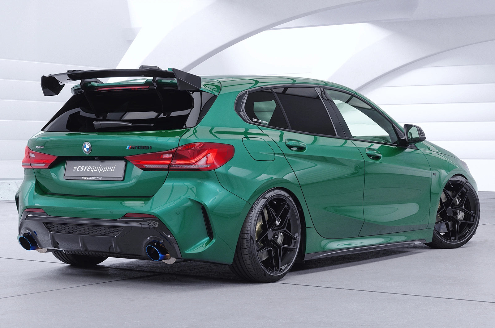CSR Schwanenhals Heckflügel mit ABE für BMW 1er F40 M135 / M Sportpaket Pro