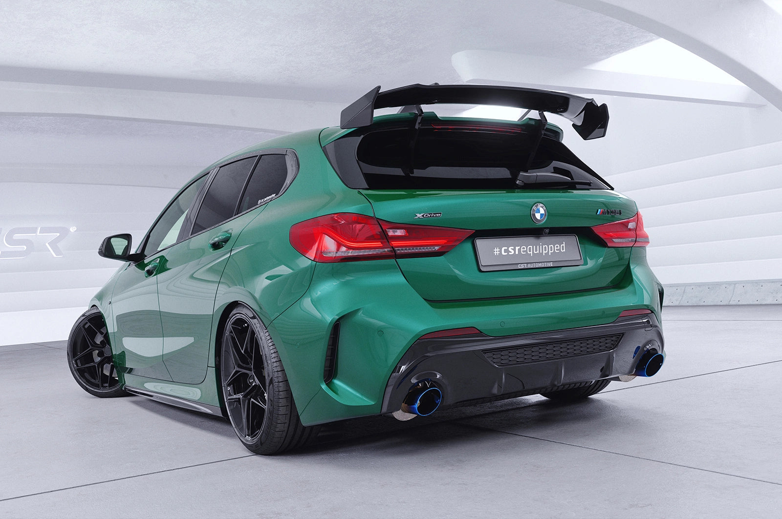 CSR Schwanenhals Heckflügel mit ABE für BMW 1er F40 M135 / M Sportpaket Pro
