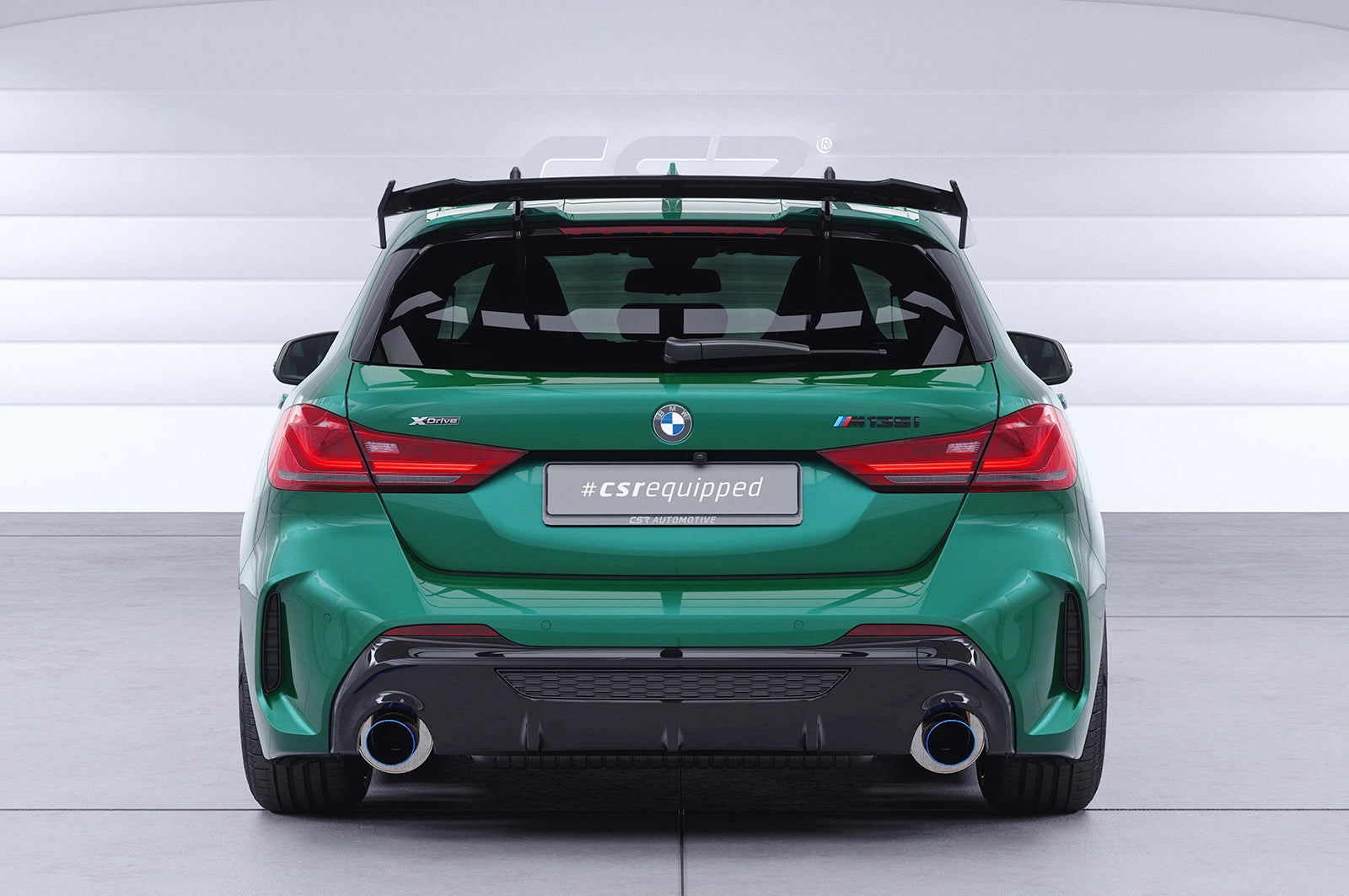 CSR Schwanenhals Heckflügel mit ABE für BMW 1er F40 M135 / M Sportpaket Pro
