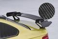 CSR Schwanenhals Heckflügel mit ABE für BMW 2er/M2 F22/F23/F87 Coupe SHF011-D01-F002-C | Carbon Look Hochglanz (keine Lackierung erforderlich)