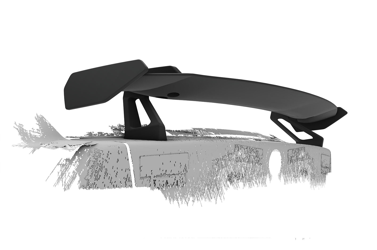 CSR Schwanenhals Heckflügel mit ABE für BMW 3er E36 Compact SHF098-D01-F003-F-L Design 1