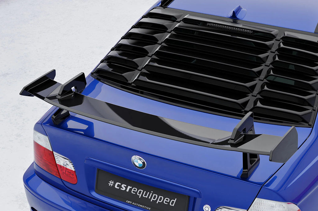 CSR Schwanenhals Heckflügel mit ABE für BMW 3er E46 Limousine Design 1 SHF094