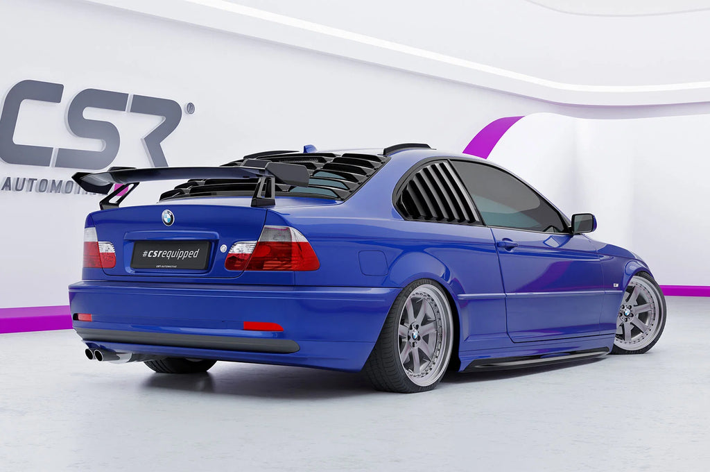 CSR Schwanenhals Heckflügel mit ABE für BMW 3er E46 Limousine Design 1 SHF094