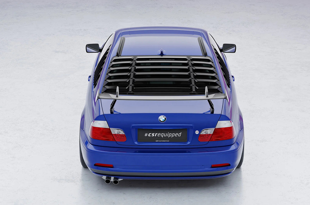 CSR Schwanenhals Heckflügel mit ABE für BMW 3er E46 Limousine Design 1 SHF094