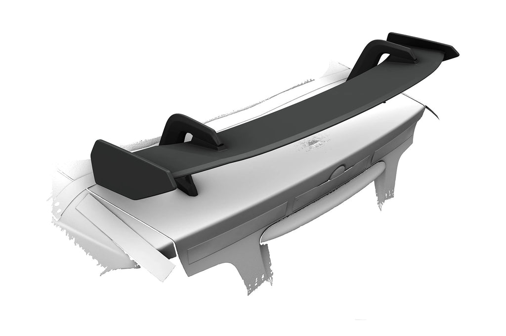 CSR Schwanenhals Heckflügel mit ABE für BMW 3er E46 Limousine SHF094-D02-F003-F-L Design 2