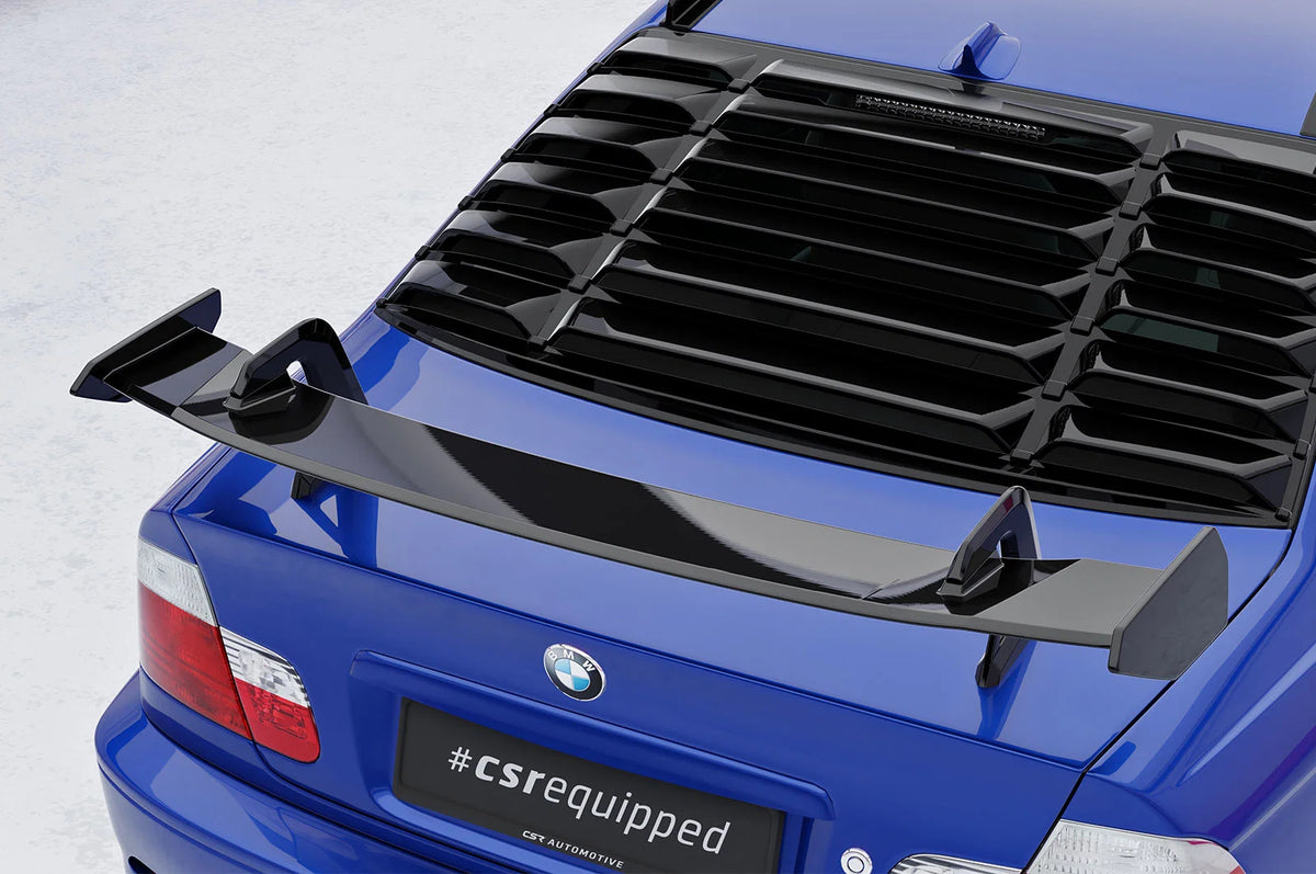 CSR Schwanenhals Heckflügel mit ABE für BMW 3er E46 Limousine Design 2 SHF094