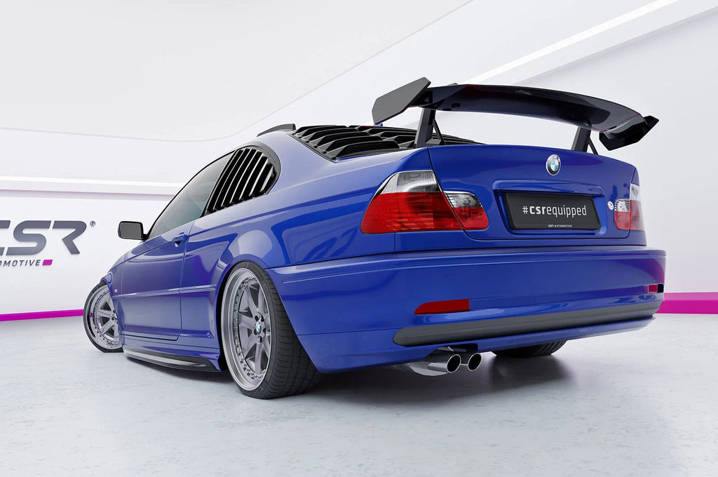 CSR Schwanenhals Heckflügel mit ABE für BMW 3er E46 Limousine Design 2 SHF094