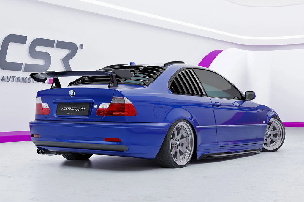 CSR Schwanenhals Heckflügel mit ABE für BMW 3er E46 Limousine Design 2 SHF094