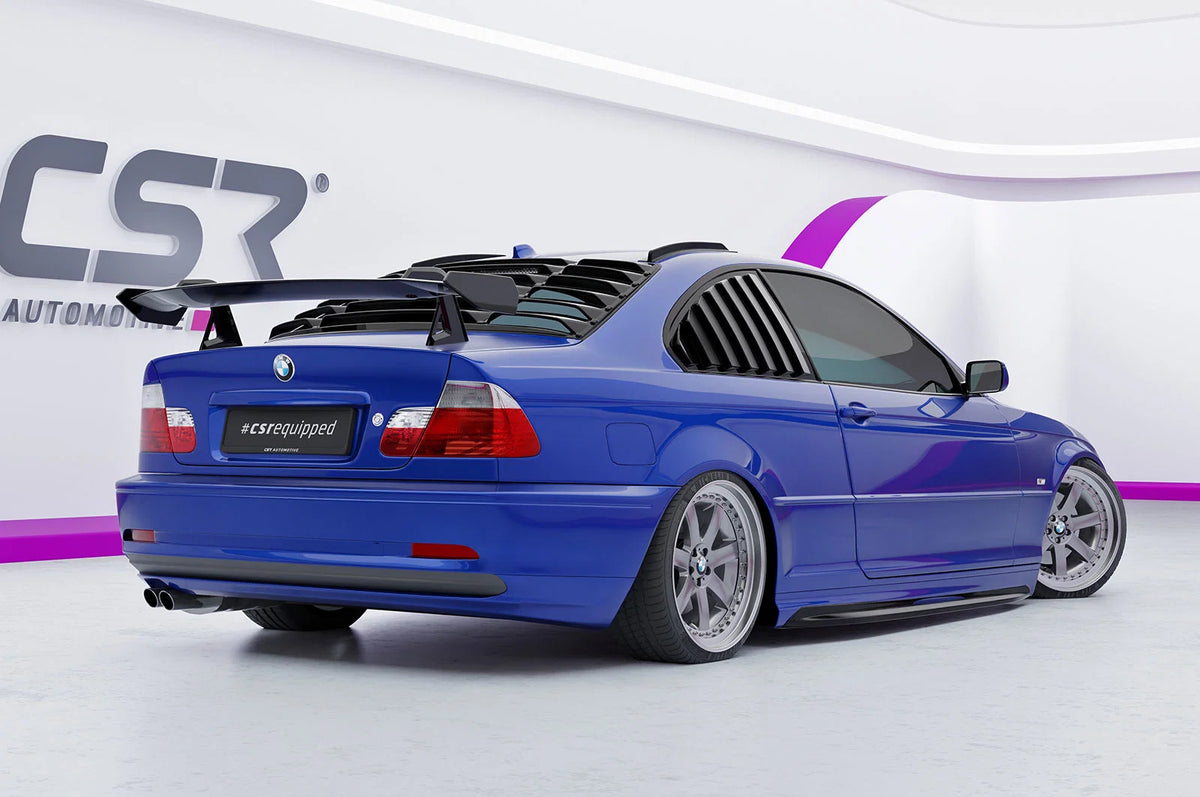 CSR Schwanenhals Heckflügel mit ABE für BMW 3er E46 Limousine Design 2 SHF094
