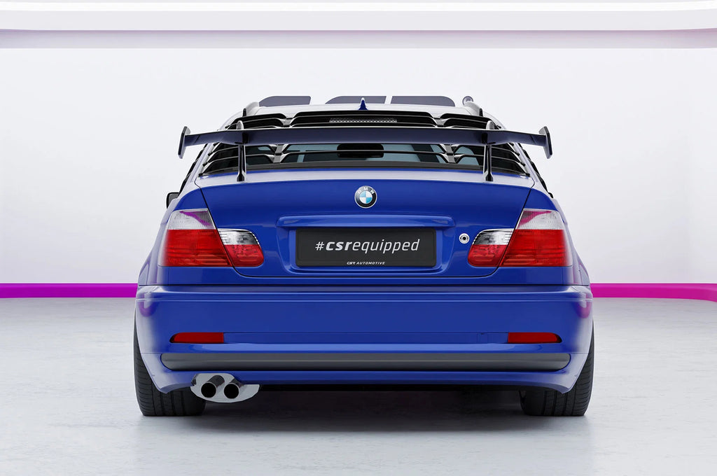 CSR Schwanenhals Heckflügel mit ABE für BMW 3er E46 Limousine Design 2 SHF094
