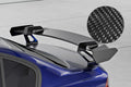 CSR Schwanenhals Heckflügel mit ABE für BMW 3er E90 / M3 E90 Limousine SHF060-D01-F002-C | Carbon Look Hochglanz (keine Lackierung erforderlich)