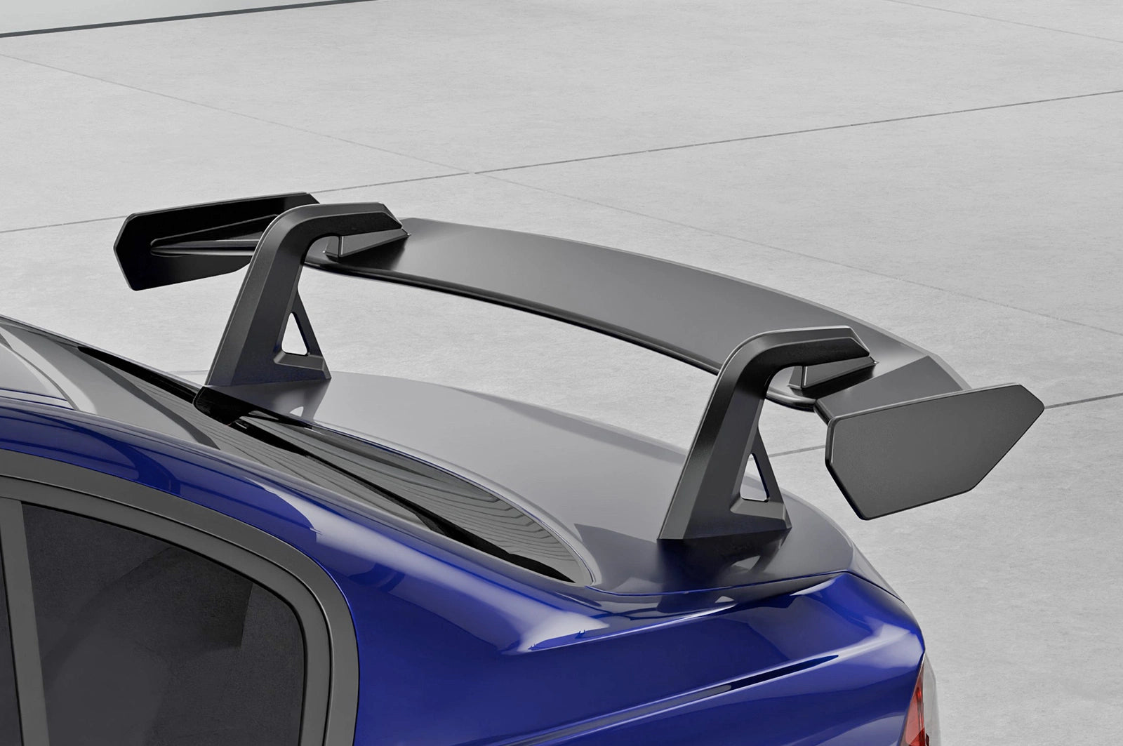 CSR Schwanenhals Heckflügel mit ABE für BMW 3er E90 / M3 E90 Limousine SHF060-D02-F002-F-P | Schwarz lackiert (keine Lackierung erforderlich)