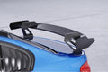 CSR Schwanenhals Heckflügel mit ABE für BMW 3er F30 / M3 F80 Limousine SHF003-D01-F002-F-L | Unlackiert roh (Lackierung erforderlich)