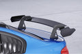 CSR Schwanenhals Heckflügel mit ABE für BMW 3er F30 / M3 F80 Limousine SHF003-D02-F002-F-P | Schwarz lackiert (keine Lackierung erforderlich)