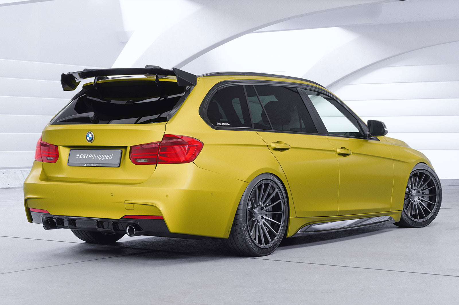 CSR Schwanenhals Heckflügel mit ABE für BMW 3er F31 Touring