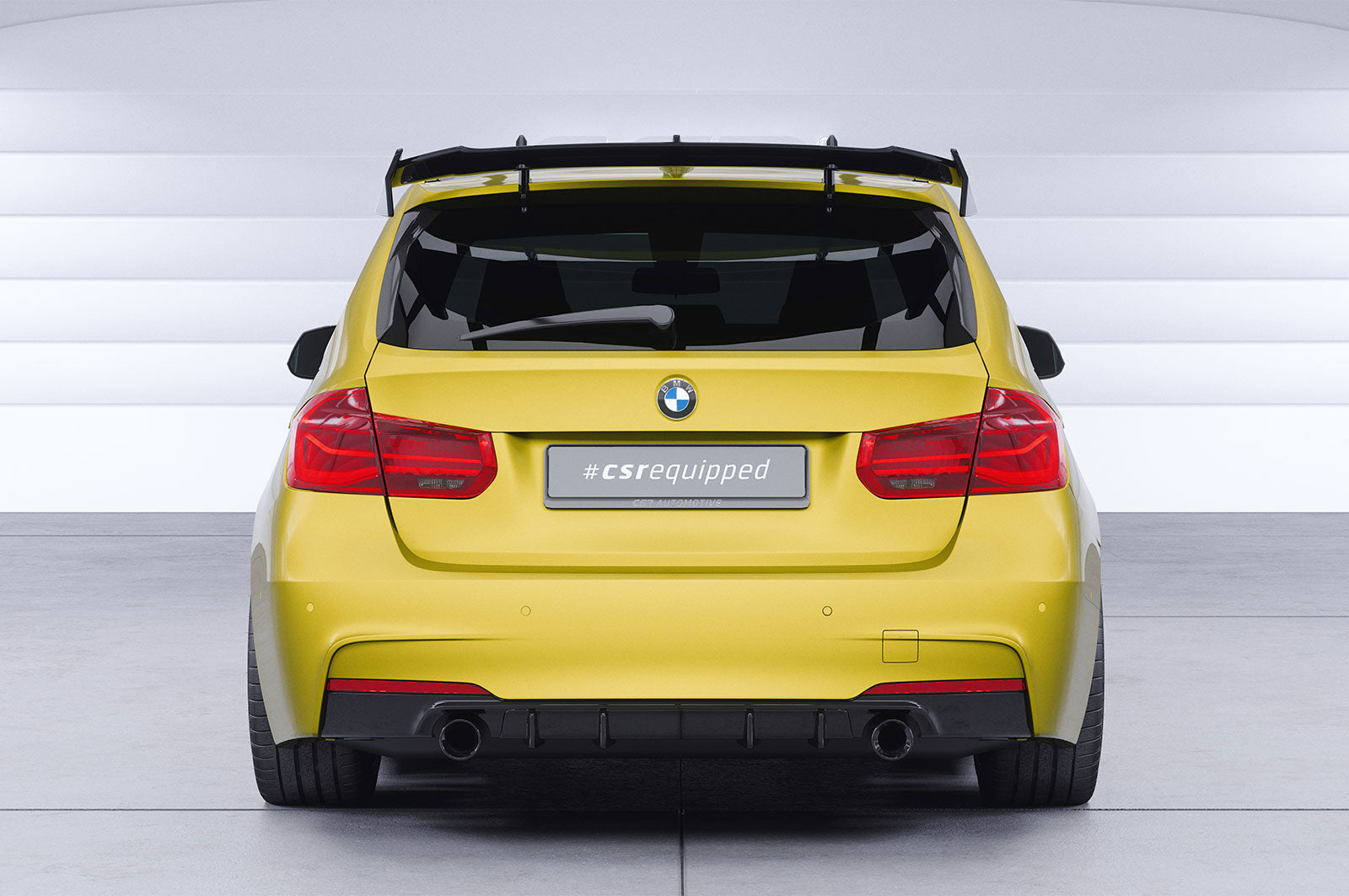 CSR Schwanenhals Heckflügel mit ABE für BMW 3er F31 Touring