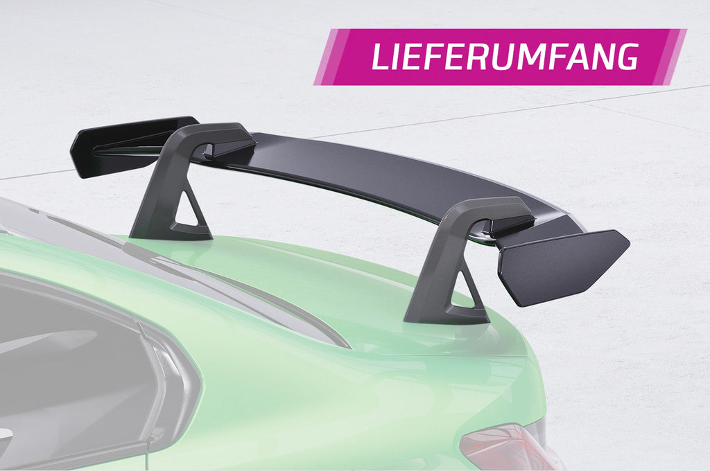 CSR Schwanenhals Heckflügel mit ABE für BMW 3er G20 / M3 G80 Limousine SHF058-D02-F002-C | Carbon Look Hochglanz (keine Lackierung erforderlich)