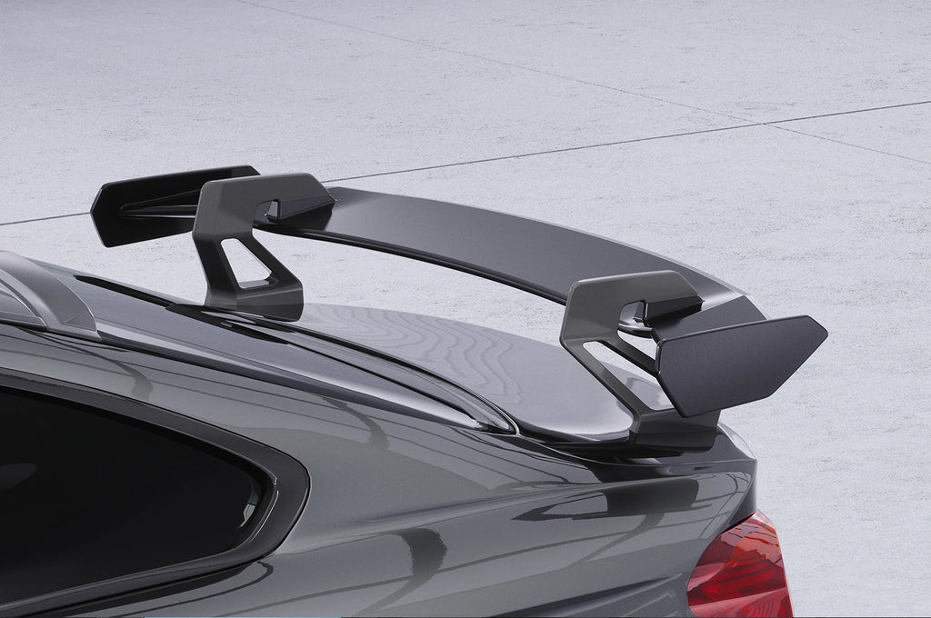 CSR Schwanenhals Heckflügel mit ABE für BMW 4er F32 Coupe SHF015-D01-F002-F-P | Schwarz lackiert (keine Lackierung erforderlich)