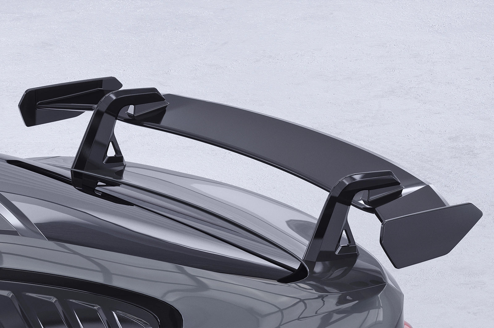 CSR Schwanenhals Heckflügel mit ABE für BMW 4er F36 Gran Coupe SHF027-D02-F002-F-L | Unlackiert roh (Lackierung erforderlich)