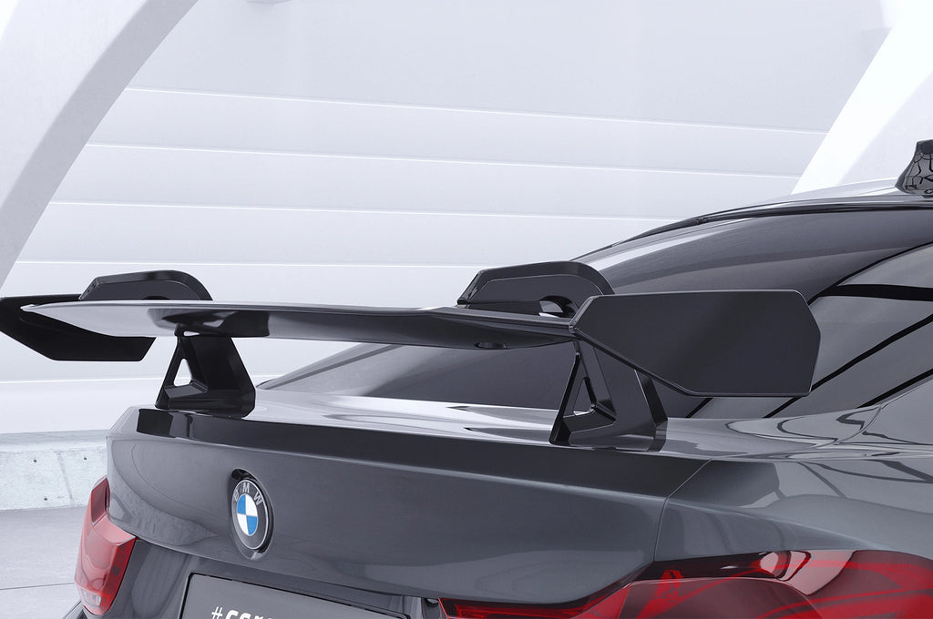 CSR Schwanenhals Heckflügel mit ABE für BMW 4er F36 Gran Coupe SHF027-D02-F002-F-P | Schwarz lackiert (keine Lackierung erforderlich)